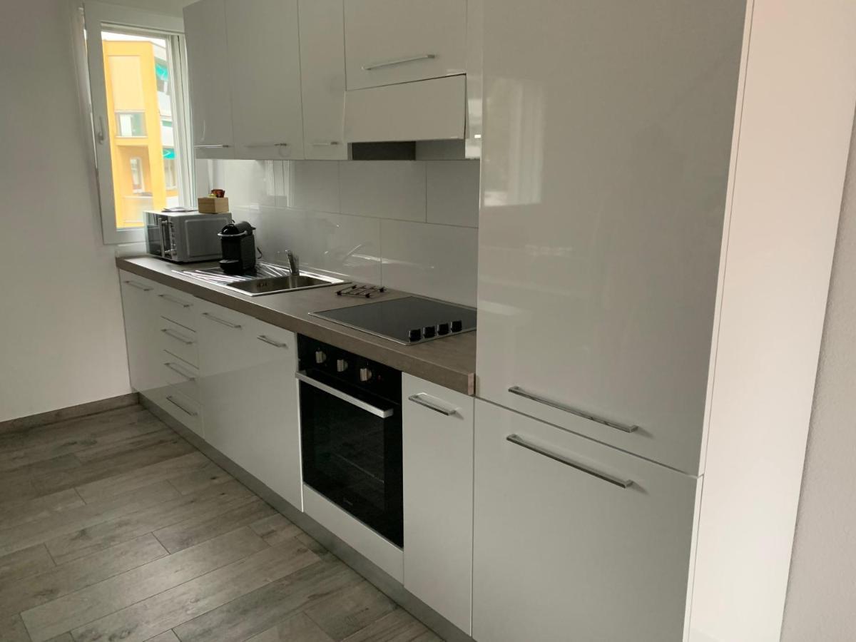 Ferienwohnung Miranda, Modern Duplex, Garden, Swimming Pool, Parking Losone Exterior foto